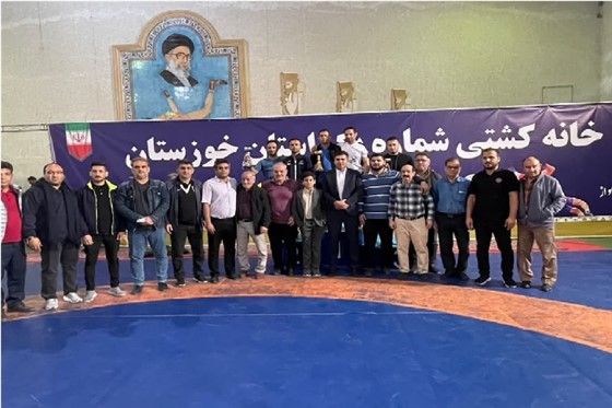 پایان رقابت های کشتی فرنگی بزرگسالان عمومی و قهرمانی باشگاههای خوزستان/ اهواز :